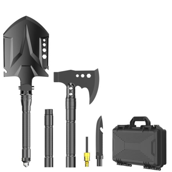 Long-distance engineer shovel multi-function outdoor folding shovel military shovel camping shovel supplies survival equipment self-defense - 图片 5